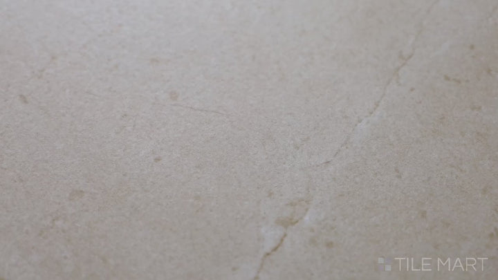 Video featuring Tele Di Marmo Reloaded Marfil 24X48 Matte Porcelain. A warm-toned marble-effect porcelain tile with a matte finish, adding a soft, luxurious touch.