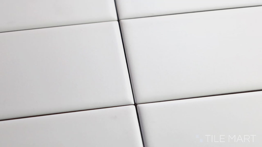 Basics Ceramic Field Tile 3X12 White Matte