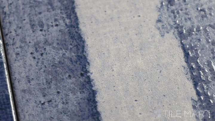 Video featuring Maritima Marine 6X6 Matte Porcelain Tile. A rich marine blue tile with a matte surface, perfect for nautical and beach-inspired spaces.