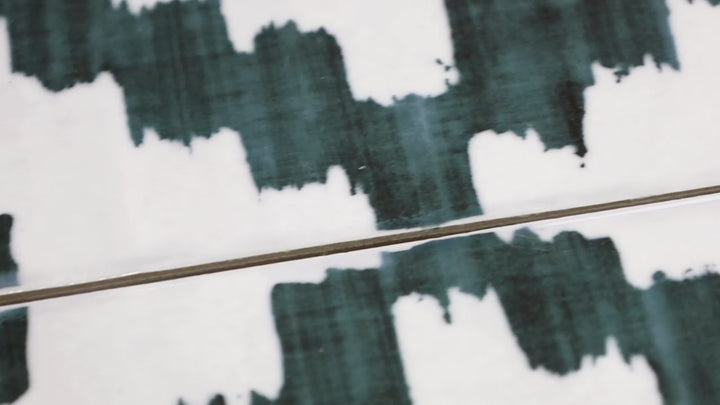 Video of Andratx Tramontana Green 6x6 Glossy Porcelain. A lush green porcelain tile with a polished glossy surface, adding vibrancy and elegance with a smooth, reflective finish.