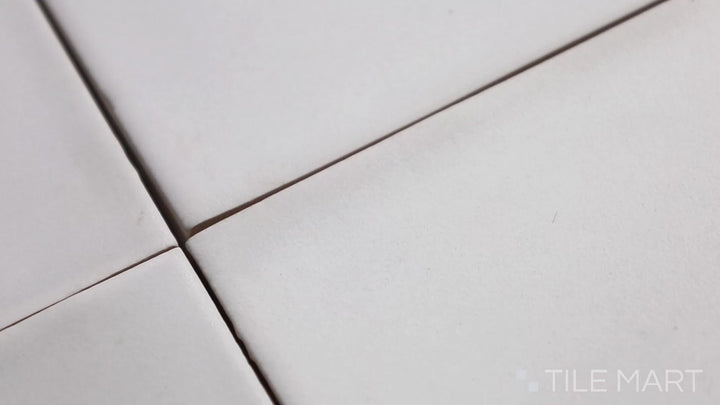 Video featuring Ghent Alpine White 3X9 Matte Porcelain. A crisp white matte porcelain tile that enhances brightness and complements contemporary designs.