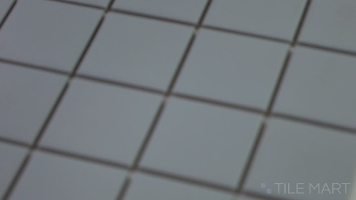 Video featuring Marin Aloe Green 2" Square Matte Glazed Porcelain Mosaic. A lush green mosaic tile with a subtle matte finish, bringing organic charm to walls and floors.