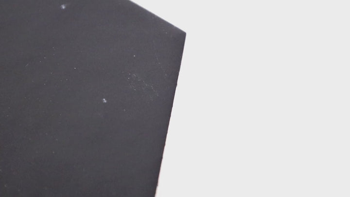 Video highlighting Hexatile Negro 8-inch Hexagon Matte Porcelain. A deep black matte porcelain tile in a hexagonal format, delivering a bold and contemporary statement.