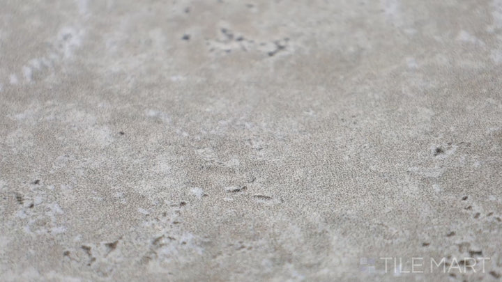 Video of Jerusalem Versailles Pattern Grigio Matte Porcelain. A stylish gray matte tile in a traditional Versailles pattern, perfect for elegant and historic-inspired interiors.