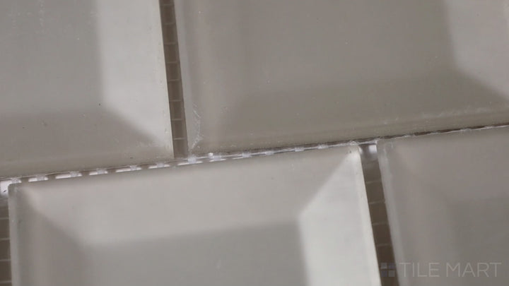 Video showcasing Prism Dip Me In Gold & Kiss Me All Over Rectangle Matte Glass Mosaic. A luxurious gold-tinted glass tile with a soft matte sheen, exuding elegance.