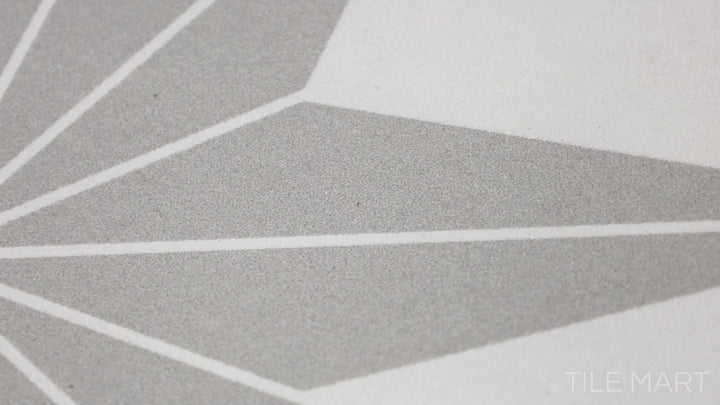 Memoir Ceramic Floor Tile 12X12 Jewel Grey Matte