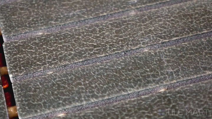 Video highlighting Inyo Olive Rectangle Satin Glazed Ceramic Mosaic. A subtle olive green rectangular mosaic with a satin finish, bringing a nature-inspired elegance to interiors.