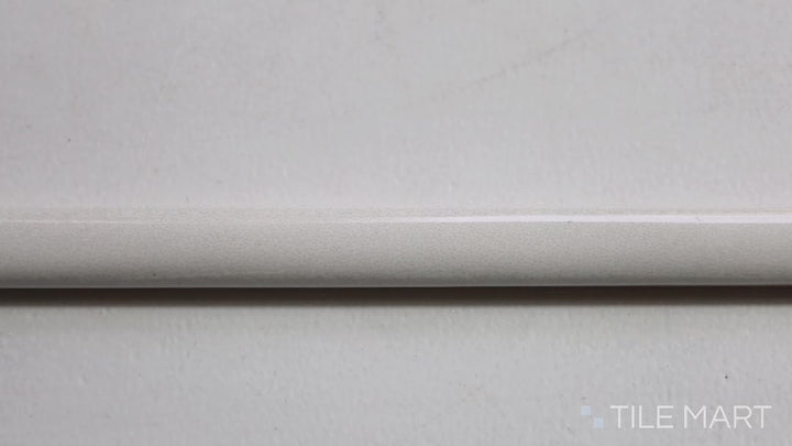 Video featuring Safi Grey 0.41x6 Glossy Ceramic Pencil. A sleek grey glossy ceramic pencil tile, adding a subtle finishing touch.