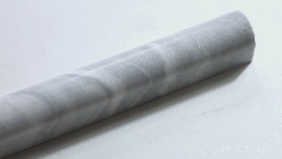 Sto-Re Pencil Marble Trim 0.75X12 Bardiglio Polished