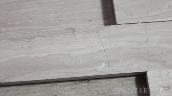 Rockmount Marble Mini Panel 4.5X16 White Oak Honed
