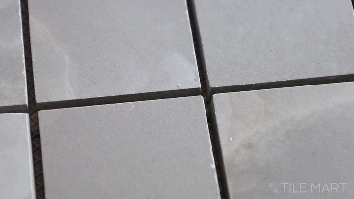 Video of Tele Di Marmo Reloaded Onice Klmt 2" Square Matte Porcelain Mosaic. A striking onyx-look mosaic tile with a matte surface, creating a bold yet elegant aesthetic.