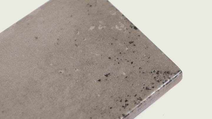 Video of Eden Greige 3X11 Matte Porcelain. A perfect balance of gray and beige tones, this matte subway tile is versatile and sophisticated.