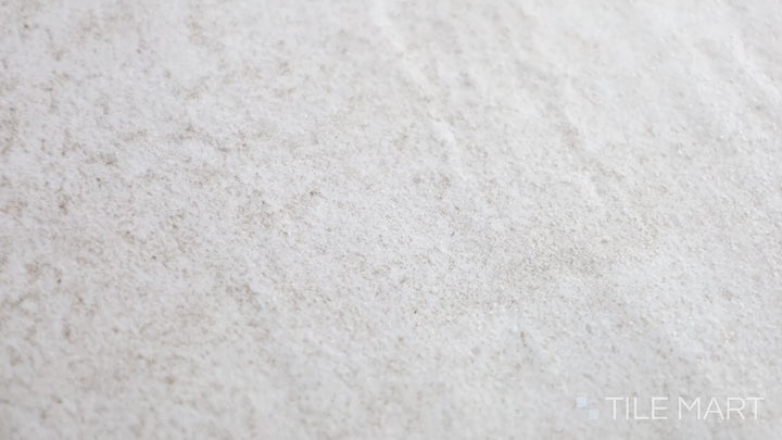 Video featuring Ecocrete Melted Ice 18x36 Honed Porcelain. A light-toned honed porcelain tile with a smooth finish, offering a sleek and refined modern appeal.