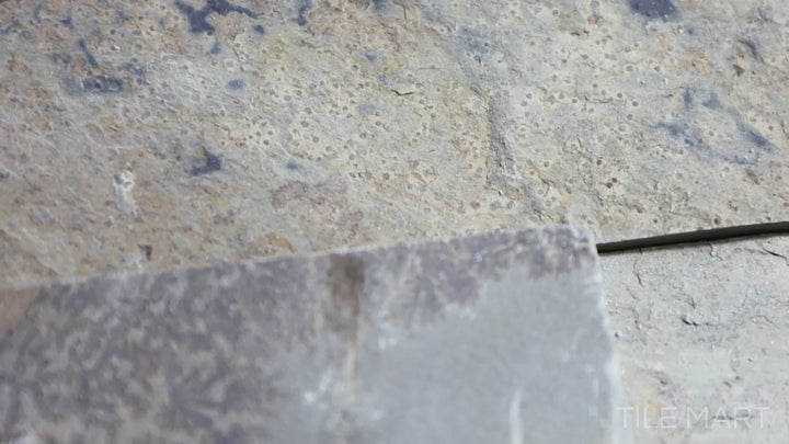 Video featuring Rockmount Rustic Gold 6X24 Stacked Stone Panel Splitface Slate. A warm and earthy stacked stone panel with a natural splitface texture, perfect for feature walls.