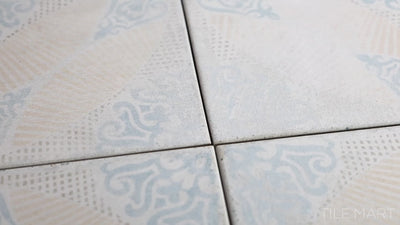 Barcelona Décor Porcelain Decorative Field Tile 6X6 Guell Matte