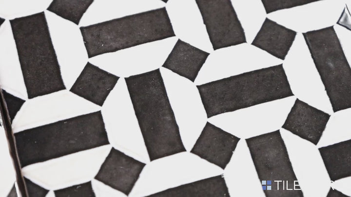 Video showcasing Cloe Loire 5X5 Gloss Glazed Ceramic. A soft off-white glossy tile with subtle tonal variations, ideal for adding texture and depth.