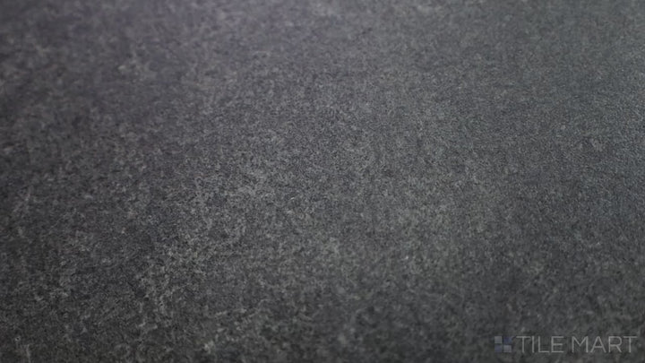 Video showcasing Concrete Anthracite 12x24 Matte Porcelain. A deep anthracite gray porcelain tile with a matte surface, adding depth and contemporary style.