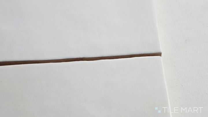 Video featuring Cloe White 5X5 Gloss Glazed Ceramic. A classic white glossy ceramic tile that enhances brightness and pairs beautifully with any decor.