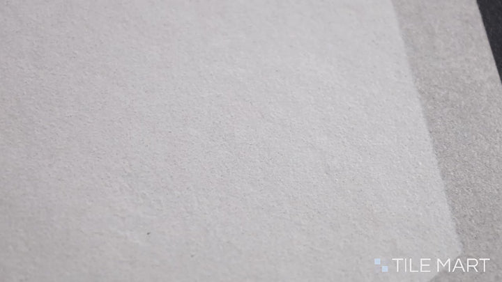 Video showcasing Allora Telaio 8.5X10 Matte Glazed Porcelain. A decorative tile with a subtle frame-like design, perfect for artistic wall applications.