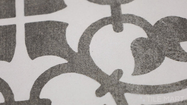 Memoir Ceramic Floor Tile 12X12 Petal Grey Matte