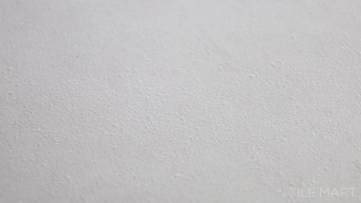 Video of Creos Bride 12x24 Matte Porcelain. A light-toned matte porcelain tile with a smooth surface, offering a clean and timeless aesthetic.