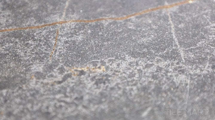 Video showcasing Supreme Evo Noir Laurent 24X48 Polished Porcelain. A dramatic black marble-effect polished porcelain tile with golden veins, creating a statement look.