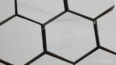 Eden 2X2 Hexagon Porcelain Mosaic 12X12 Dolomite Matte