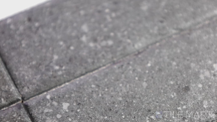Video highlighting Block Dark 2X8 Matte Porcelain. A bold, deep-toned matte tile that adds a sleek, industrial feel to modern spaces.