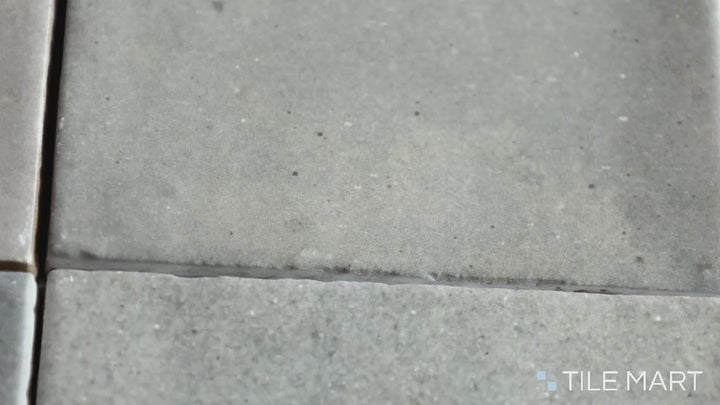 Video of Celine Blue 4X4 Matte Glazed Porcelain. A deep blue matte tile that adds a rich and sophisticated touch to contemporary spaces.