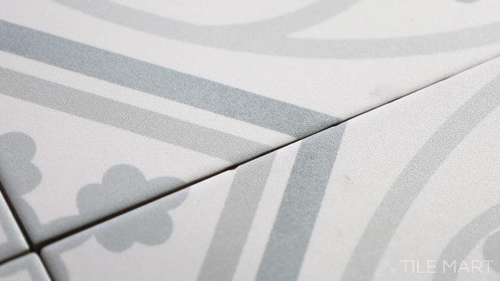 Video highlighting Frame 15 Providence 6x6 Matte Porcelain. Designed with a refined matte texture and elegant detailing, this tile blends durability with a sophisticated, understated charm.