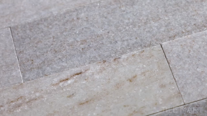 Video highlighting Sto-Re Ocean White Culture Pattern Polished Marble Mosaic. A polished Ocean White marble mosaic featuring an artistic culture-inspired design.