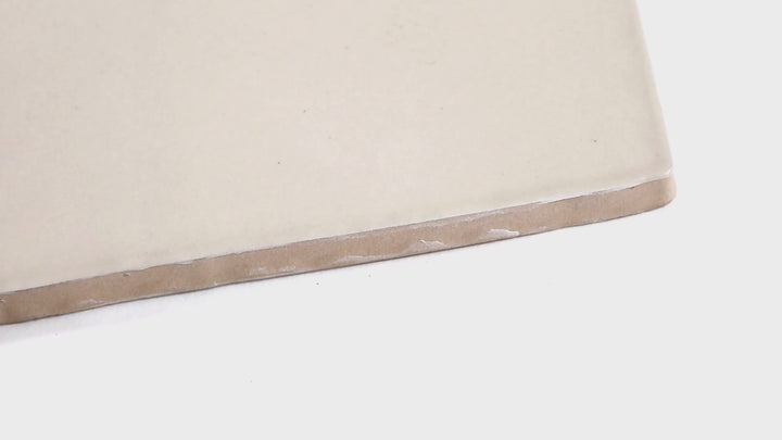 Video highlighting Farrier Palomino 5X5 Satin Glazed Ceramic. A warm tan ceramic tile with a smooth satin sheen, perfect for rustic and contemporary designs.
