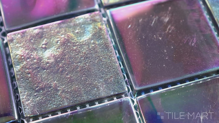 Video showcasing Vidrofina Anochrome 2" Square Glossy Glass Mosaic. A sleek and modern glass mosaic with an elegant glossy finish, perfect for contemporary interiors.