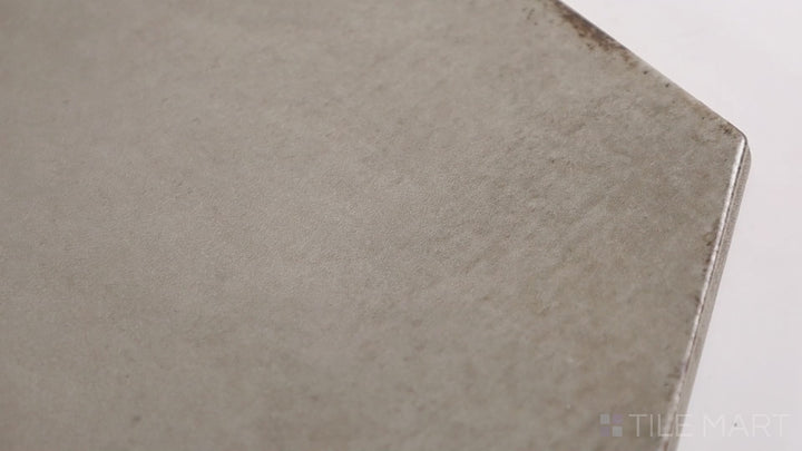 Video highlighting Eden Fango 8" Hex Matte Porcelain. A rich brown hex tile with a soft matte touch, offering timeless elegance with a modern twist.