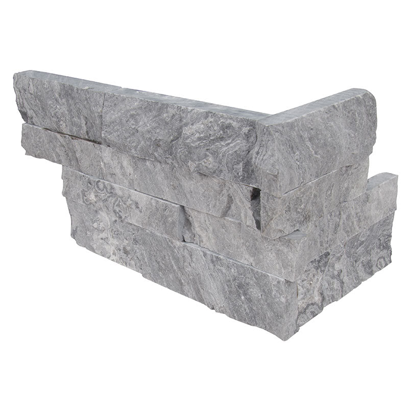 Rockmount Marble Ledger Corner 6X18 Grey Splitface
