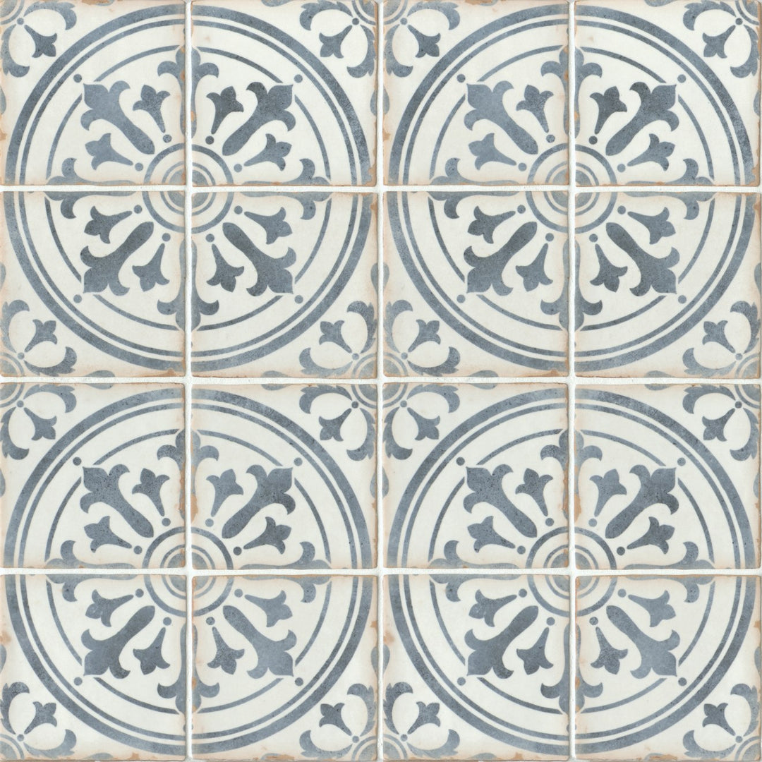 Casablanca Glazed Ceramic Field Tile 5X5 Ziane Matte