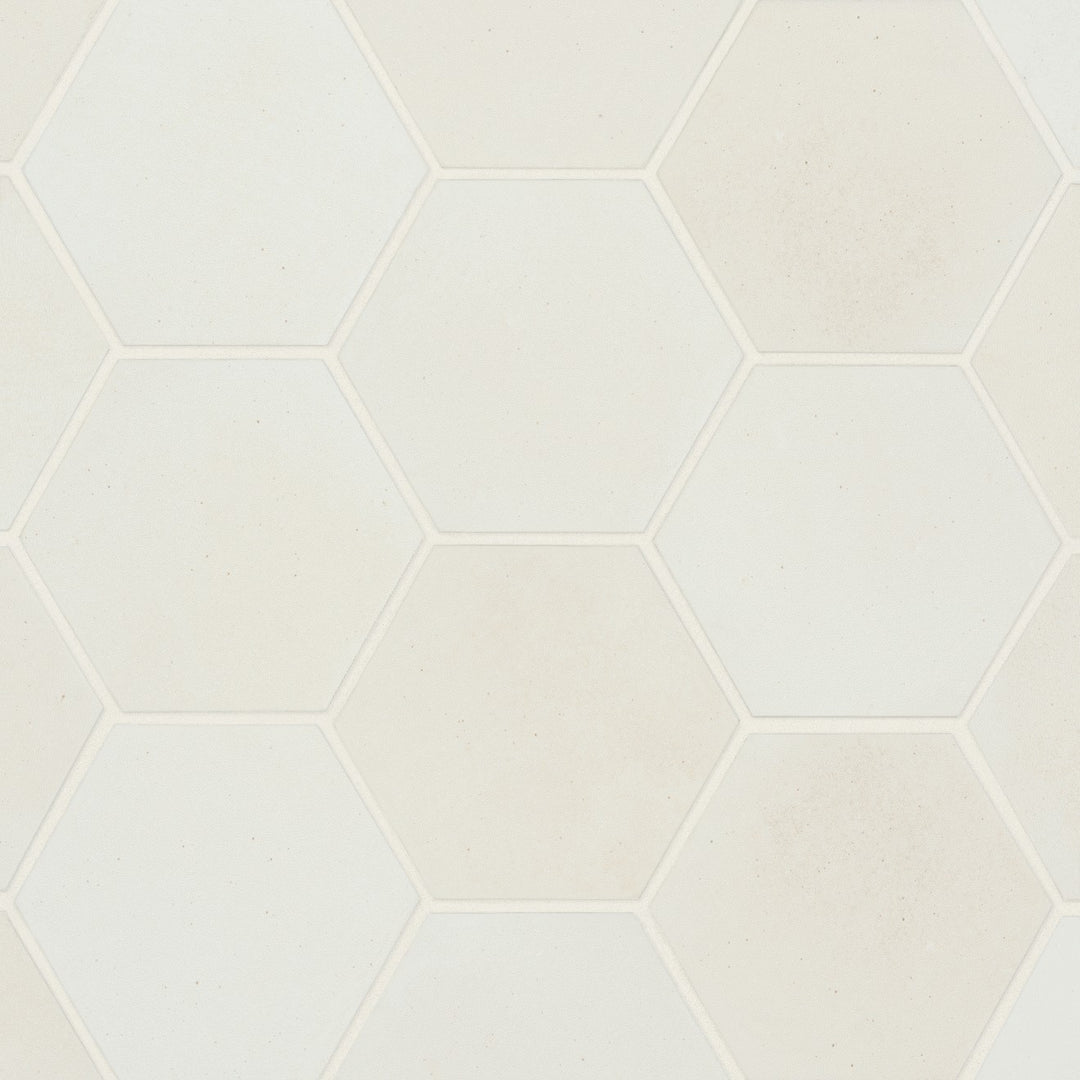 Celine Glazed Porcelain Field Tile 4.5X4 White Matte