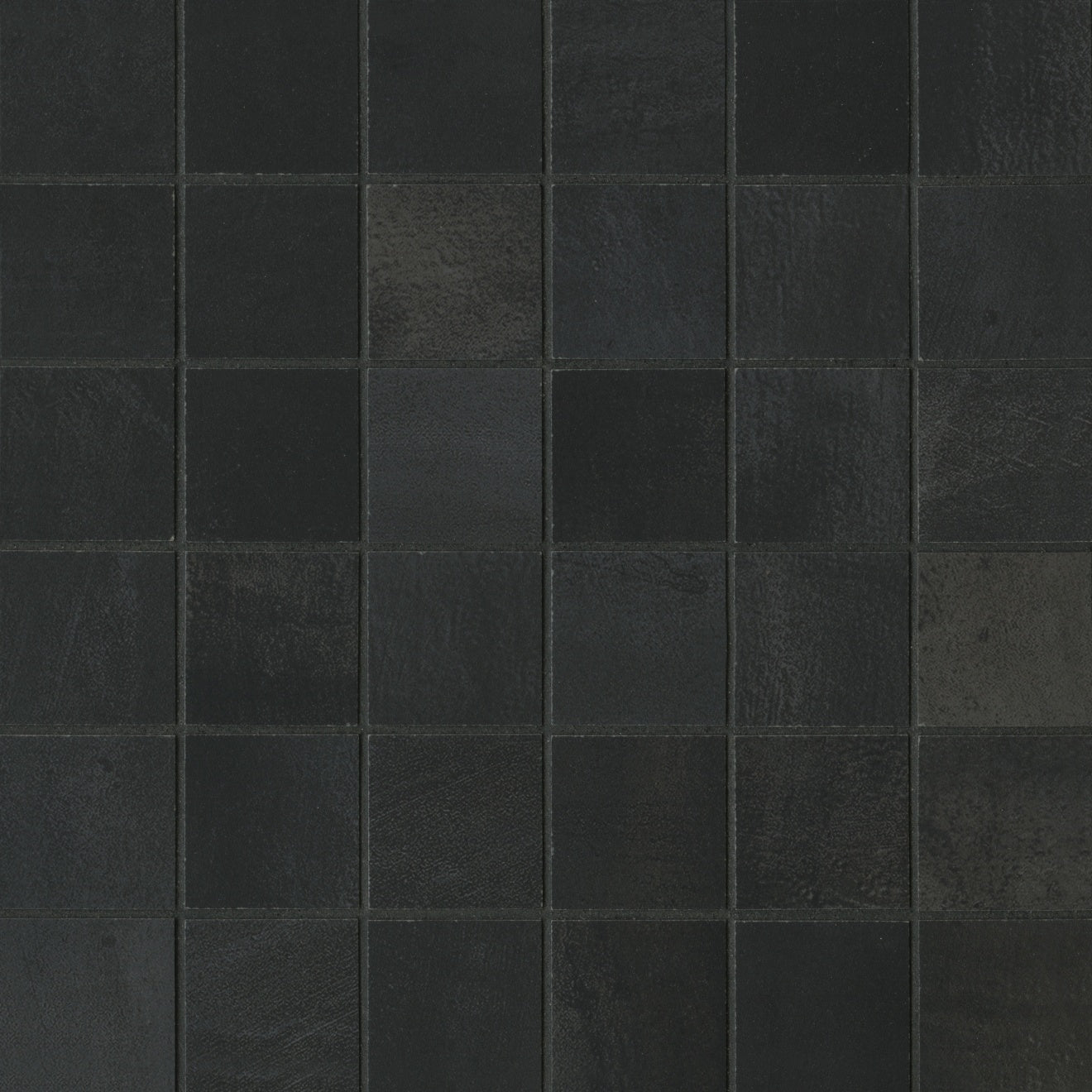 Chateau 2X2 Glazed Color Body Porcelain Mosaic 12X12 Midnight Honed