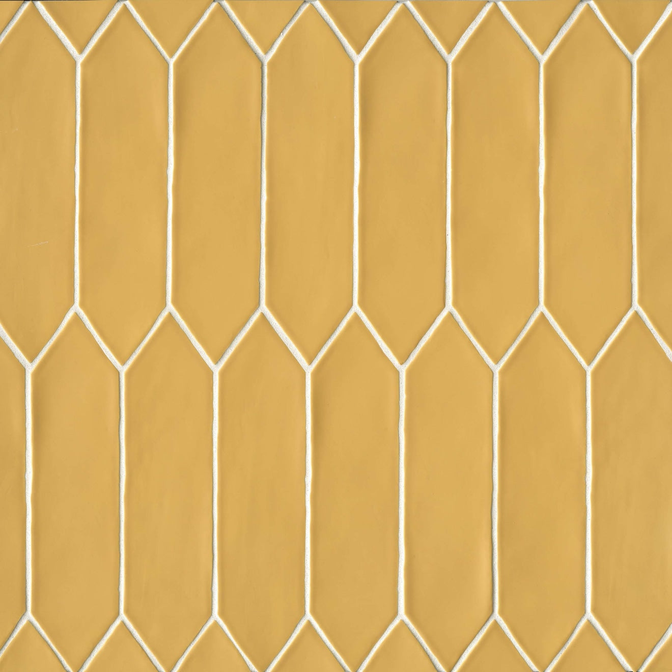 Reine Glazed Ceramic Field Tile 3X12 Golden Matte